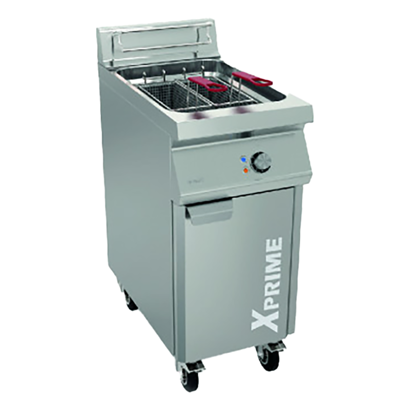 Friteuse mécanique avec filtration 1 cuve simple 14 L