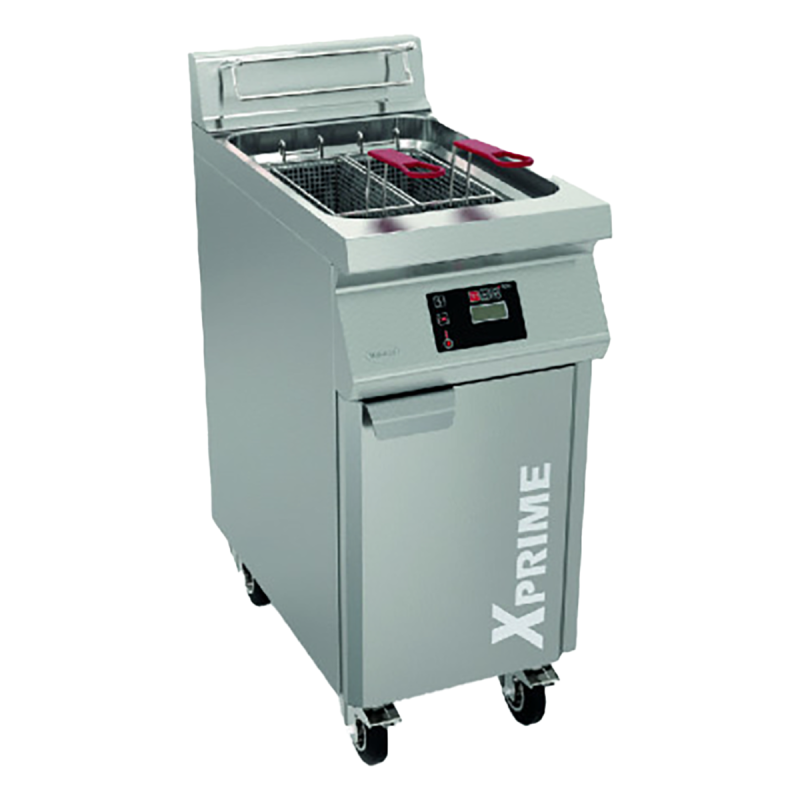 Electric fryer with filtration, 1 single tank, 14 L