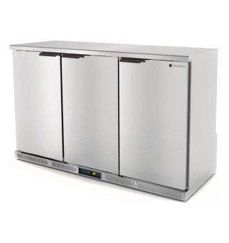 3-door bar refrigerator