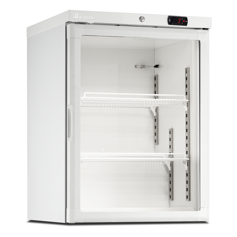 Back bar negative 1 glass swing door