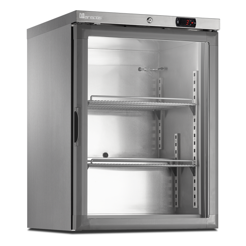 Back bar negative 1 glass swing door