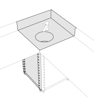 Plan de travail angle 90° +...