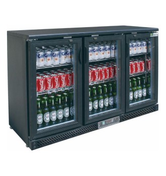 3-door mini fridge