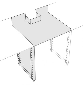 Beer tap on 700mm counter