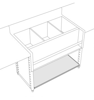 Étagère pour icewell ICE80