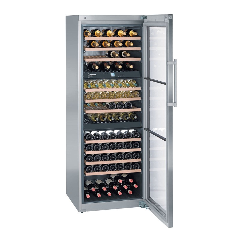 3-zone wine cellar with 178 bottles