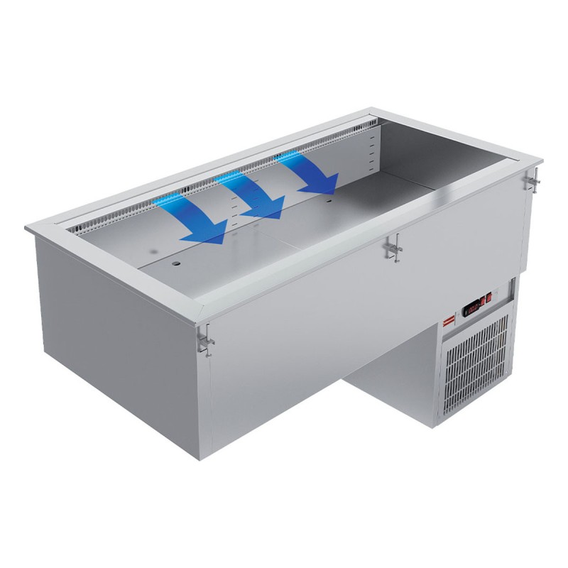 Refrigerated tank elements, ventilated