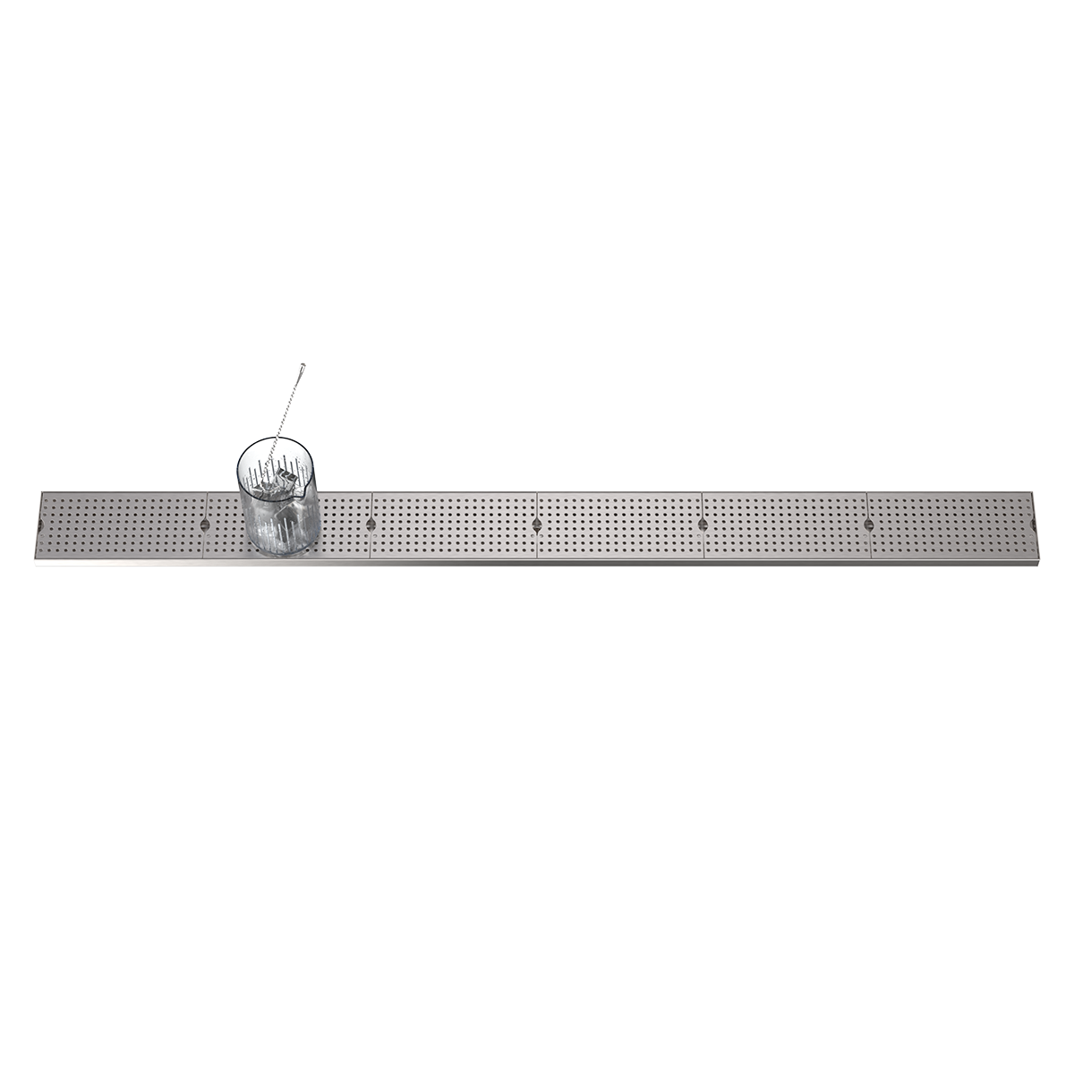 Grille de préparation 1500mm avec évacuation