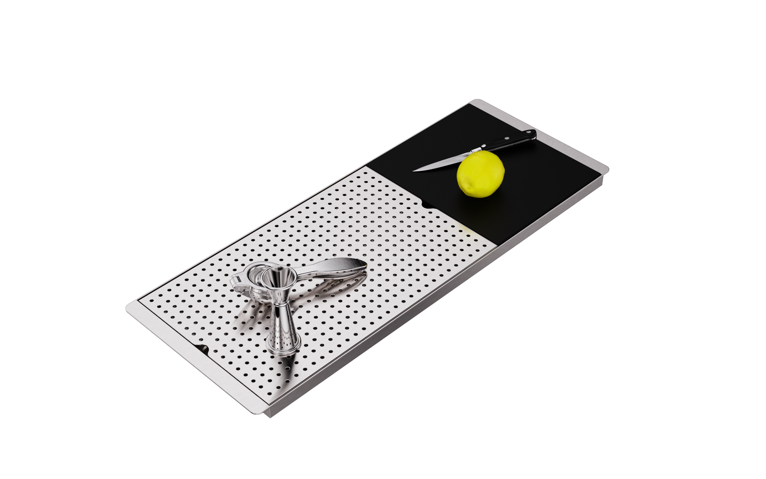 713 mm station preparation grid with cutting board