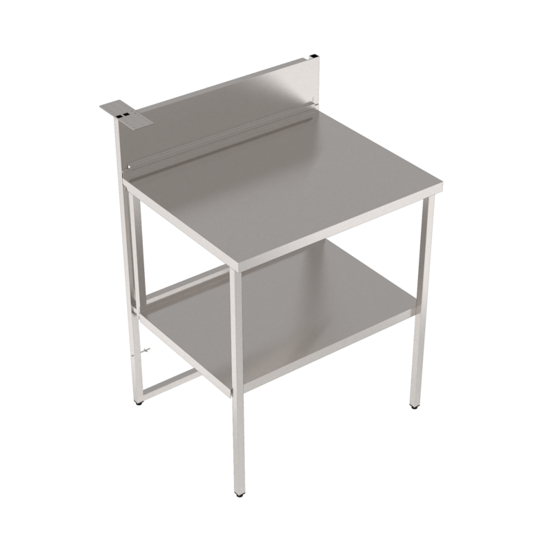 station cocktail en inox entièrement modulable avec bacs gastronomiques et évier-rince shaker intégré