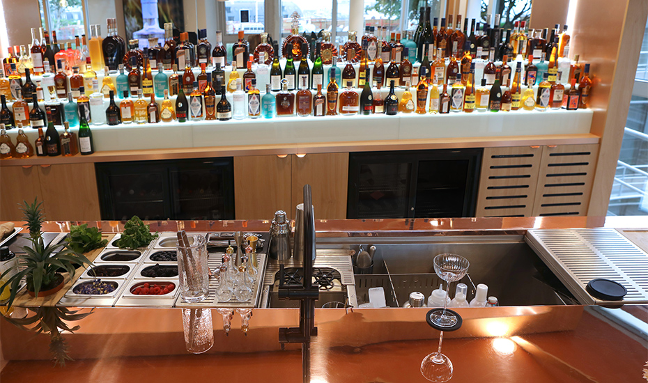 Station de bar professionnel