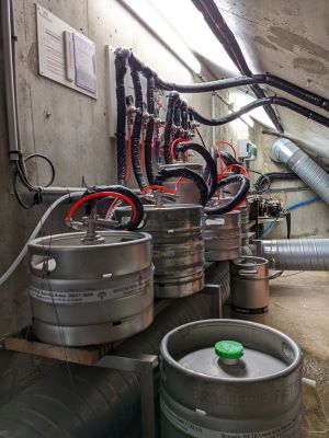 Installation systeme biere en chambre froide