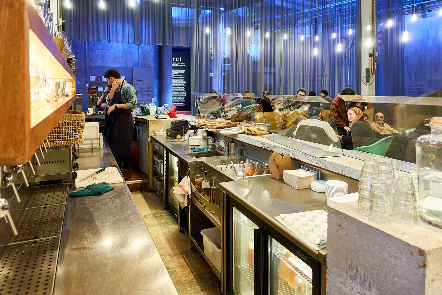 comptoir de bar barista