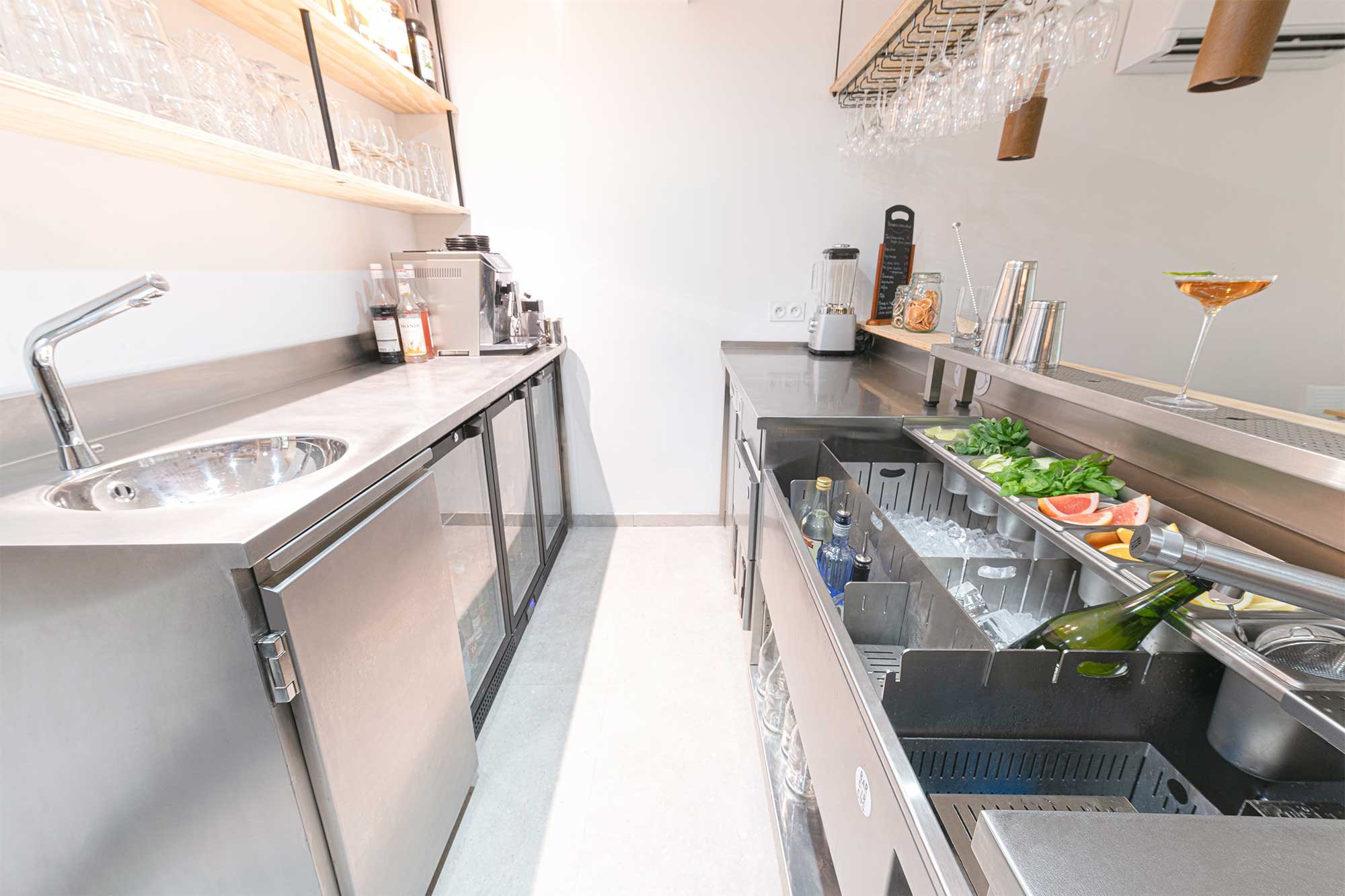  Bar à vin et office cuisine 