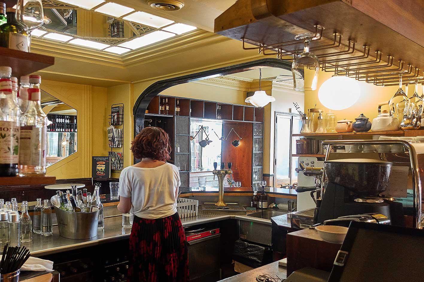 arrière bar restaurant