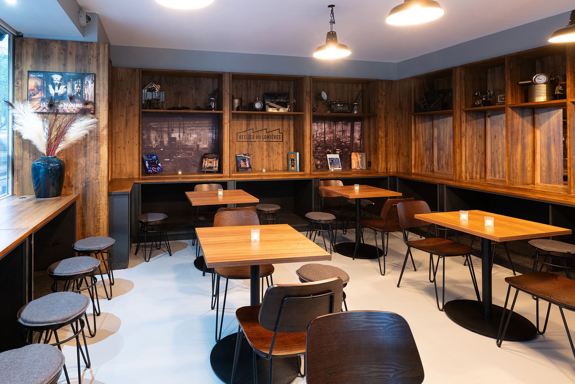 salle de cafétéria de musée