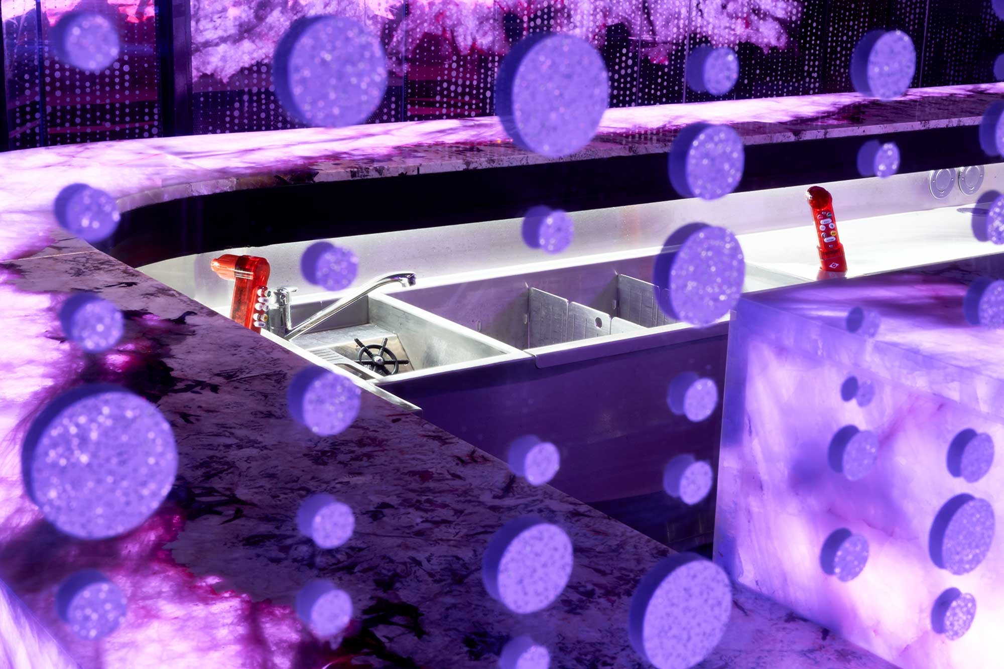 Station de bar de discothèque