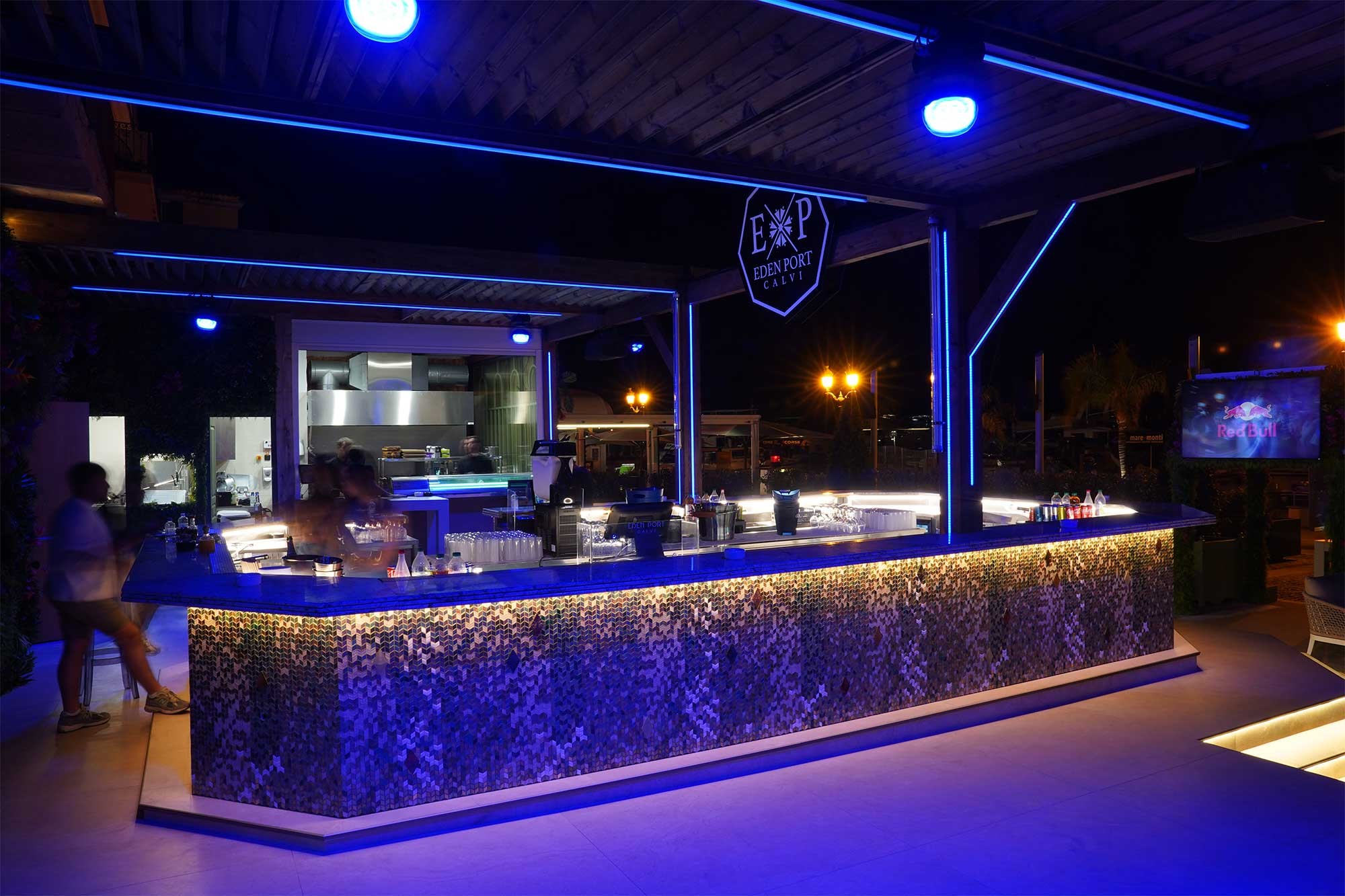 Station de bar exterieur