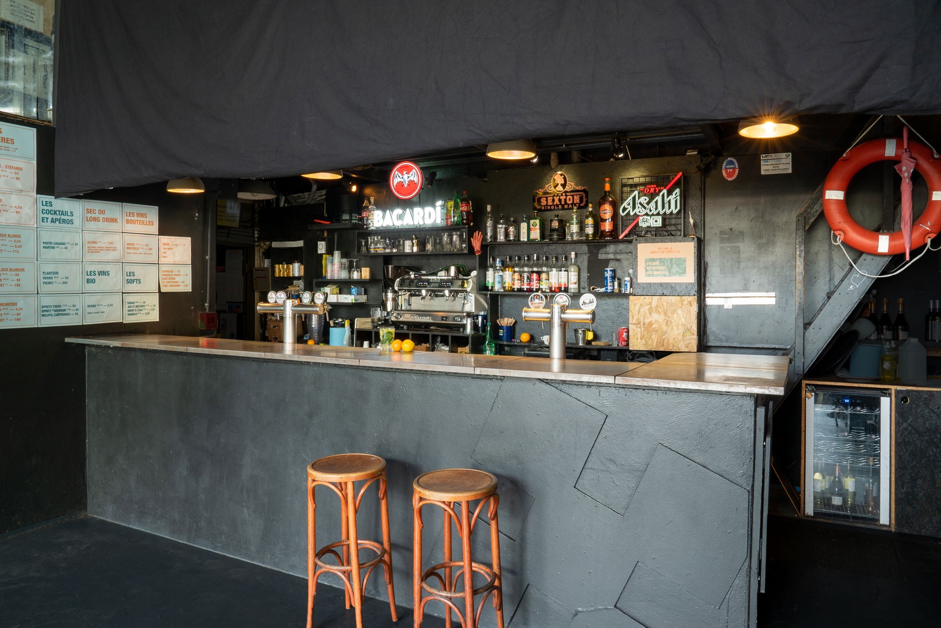 Piste de la station de bar